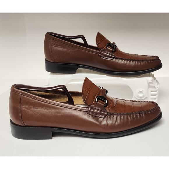 Florsheim Men's Brown Dress Loafer Shoes Size 10D - Picture 10 of 16